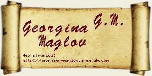 Georgina Maglov vizit kartica
